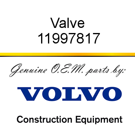 Valve 11997817