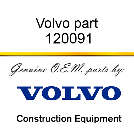 Volvo part 120091