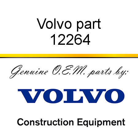 Volvo part 12264
