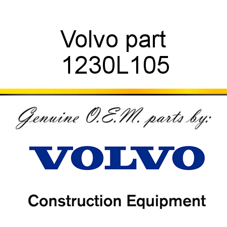 Volvo part 1230L105