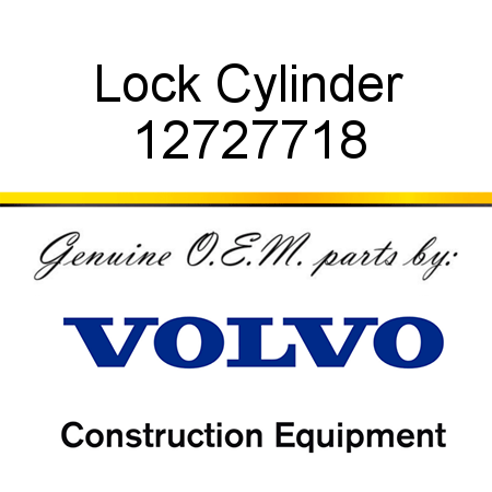 Lock Cylinder 12727718