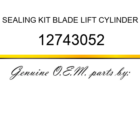 SEALING KIT BLADE LIFT CYLINDER 12743052