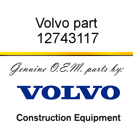 Volvo part 12743117