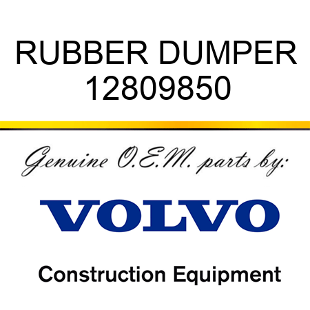 RUBBER DUMPER 12809850