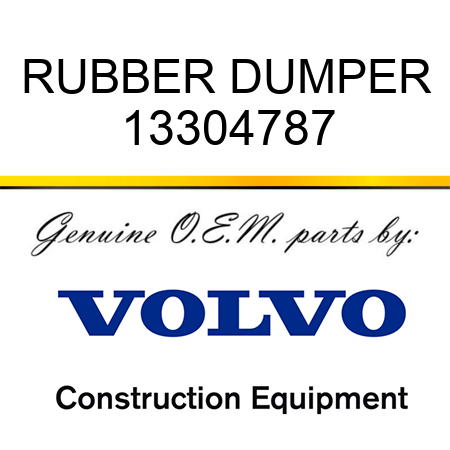 RUBBER DUMPER 13304787