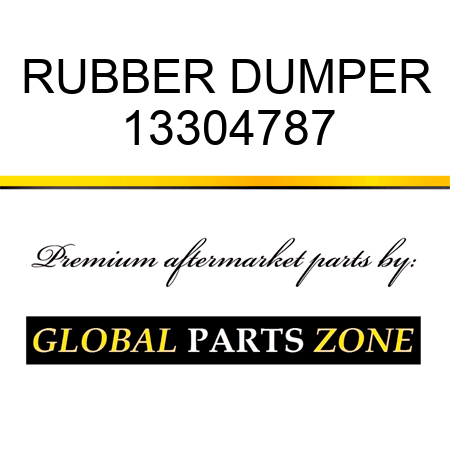 RUBBER DUMPER 13304787