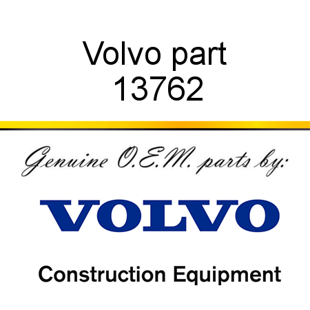 Volvo part 13762