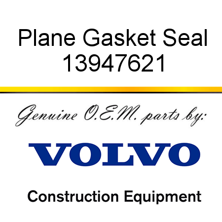 Plane Gasket, Seal 13947621