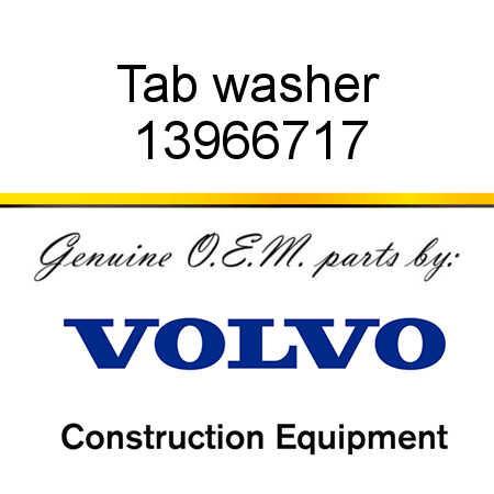 Tab washer 13966717