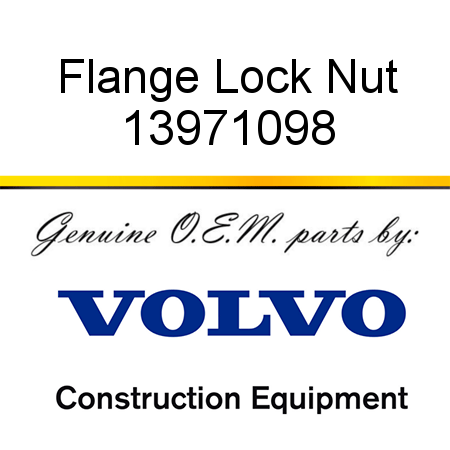Flange Lock Nut 13971098