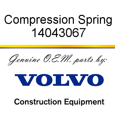 Compression Spring 14043067