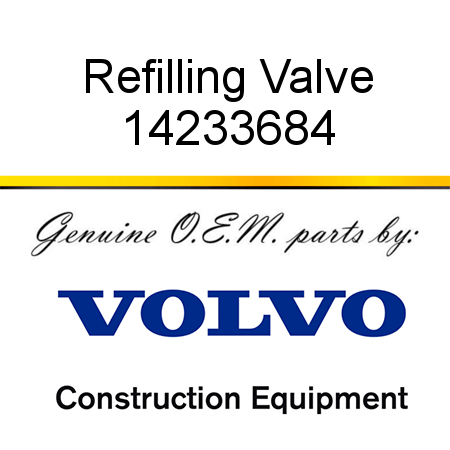 Refilling Valve 14233684