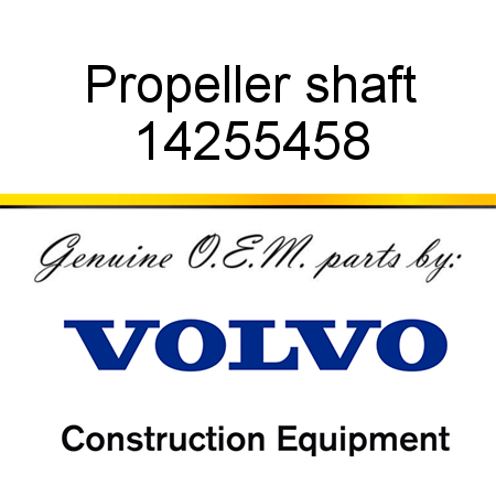 Propeller shaft 14255458