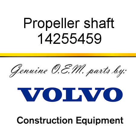 Propeller shaft 14255459