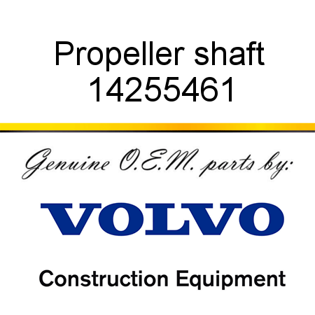 Propeller shaft 14255461