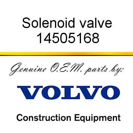 Solenoid valve 14505168