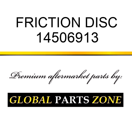 FRICTION DISC 14506913