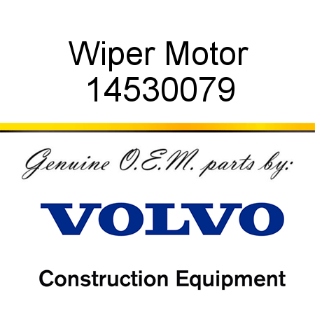Wiper Motor 14530079