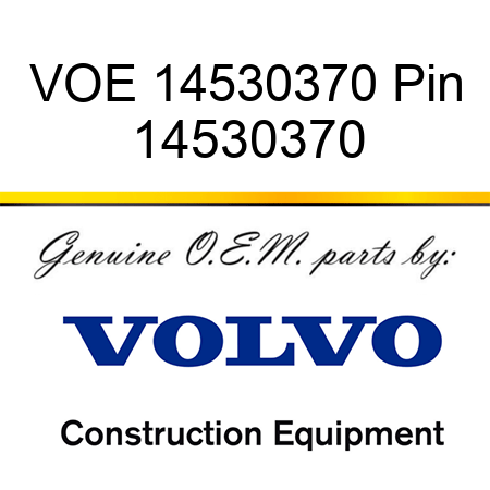 VOE 14530370 Pin 14530370