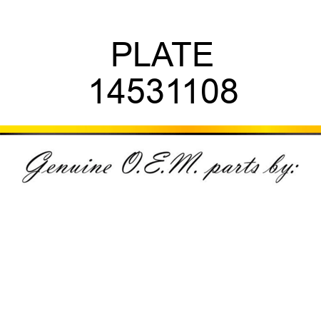 PLATE 14531108