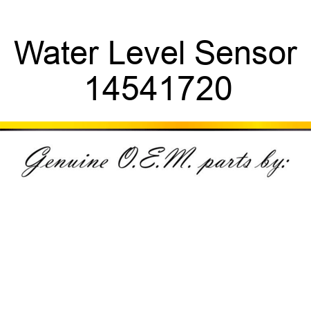 Water Level Sensor 14541720