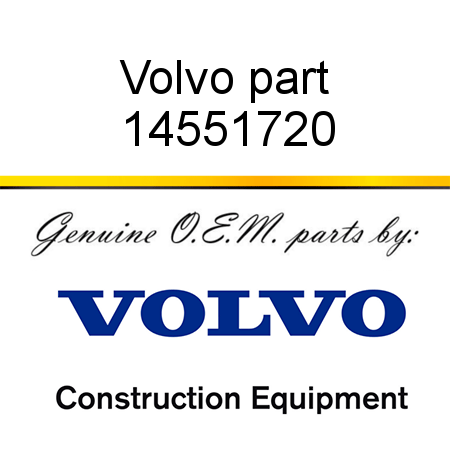 Volvo part 14551720