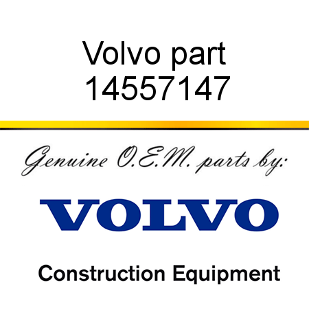 Volvo part 14557147