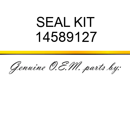 SEAL KIT 14589127