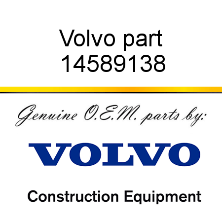 Volvo part 14589138