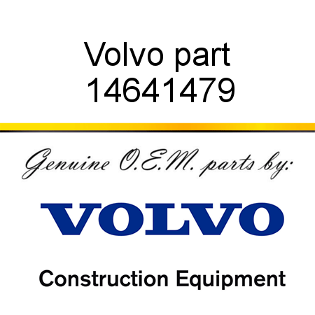 Volvo part 14641479