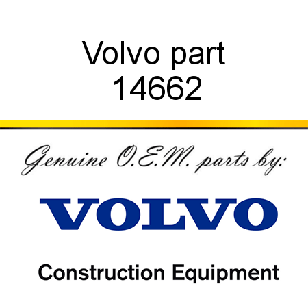 Volvo part 14662