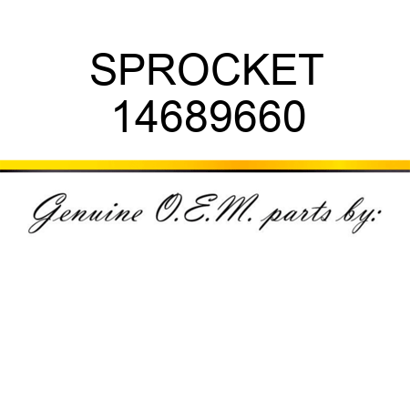 SPROCKET 14689660