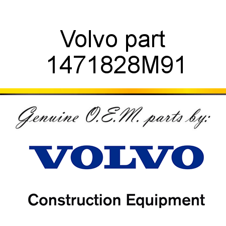 Volvo part 1471828M91