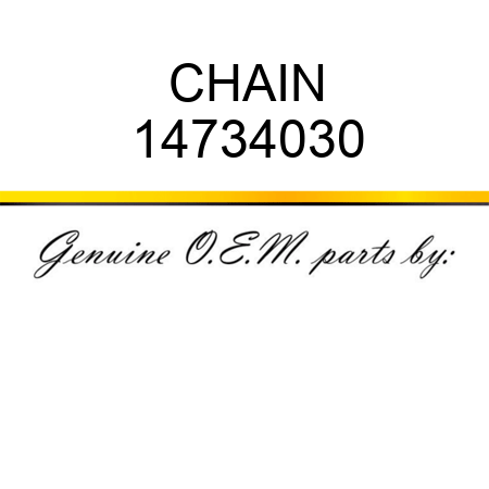 CHAIN 14734030
