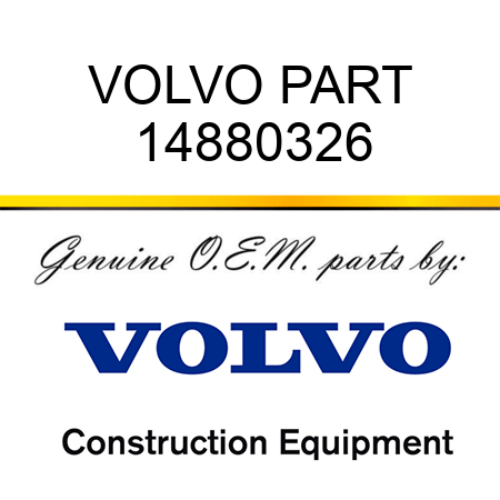 VOLVO PART 14880326