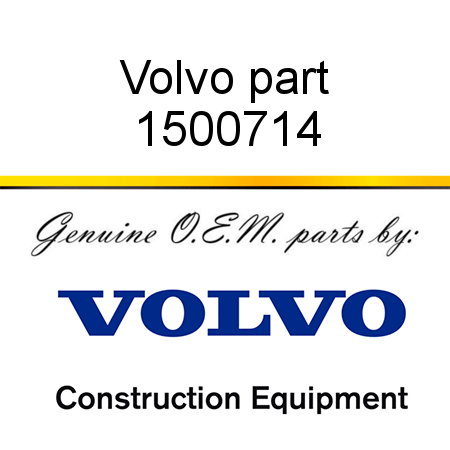 Volvo part 1500714