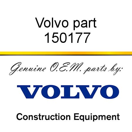 Volvo part 150177