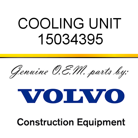 COOLING UNIT 15034395