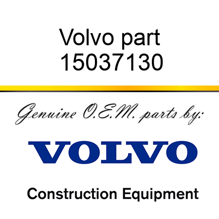 Volvo part 15037130
