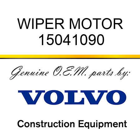 WIPER MOTOR 15041090