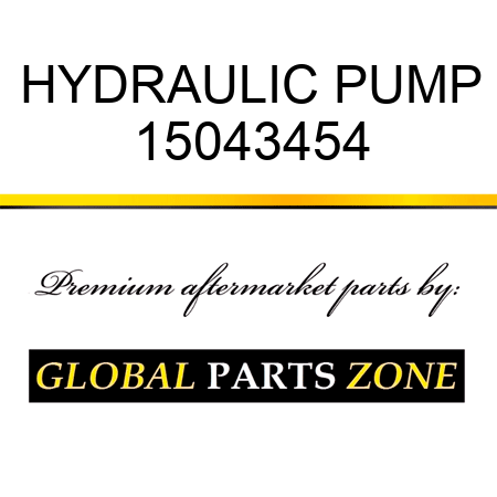HYDRAULIC PUMP 15043454