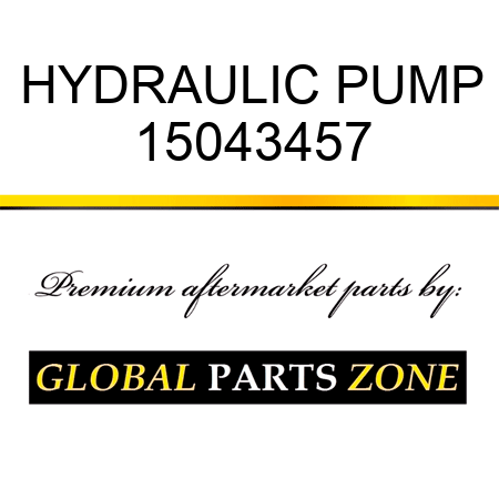 HYDRAULIC PUMP 15043457