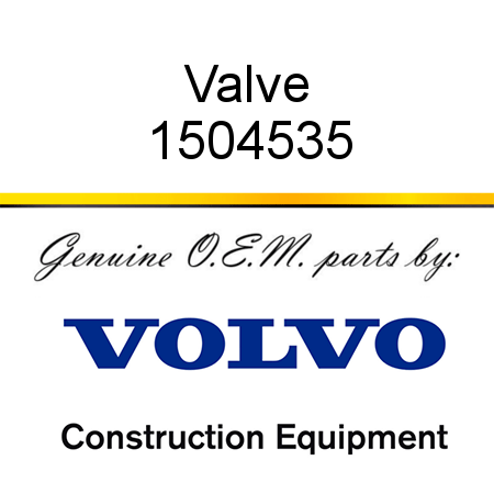 Valve 1504535