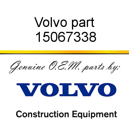 Volvo part 15067338