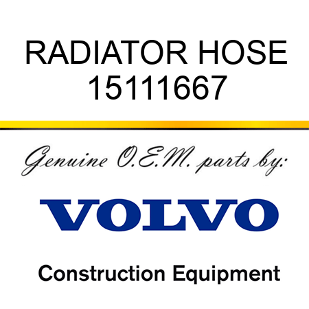 RADIATOR HOSE 15111667