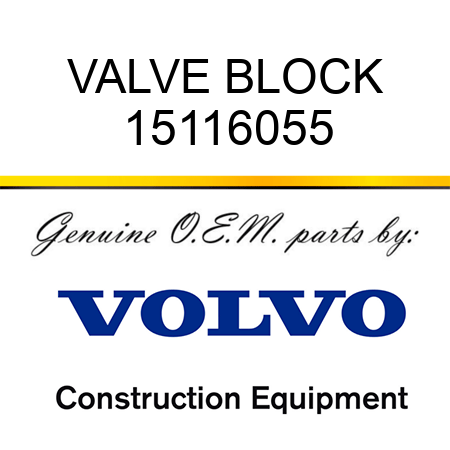 VALVE BLOCK 15116055