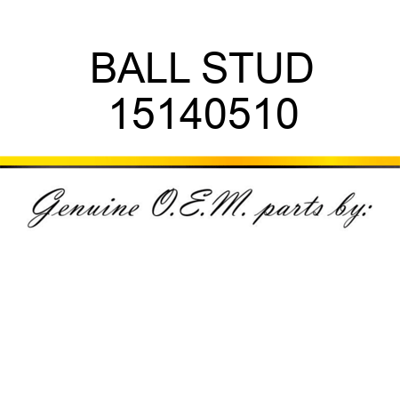 BALL STUD 15140510