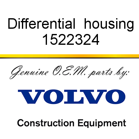 Differential  housing 1522324