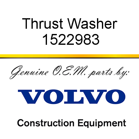Thrust Washer 1522983