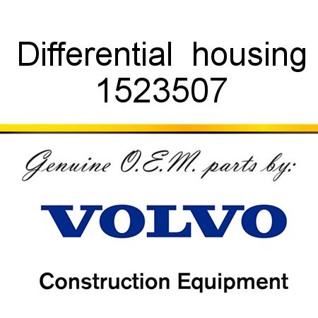 Differential  housing 1523507